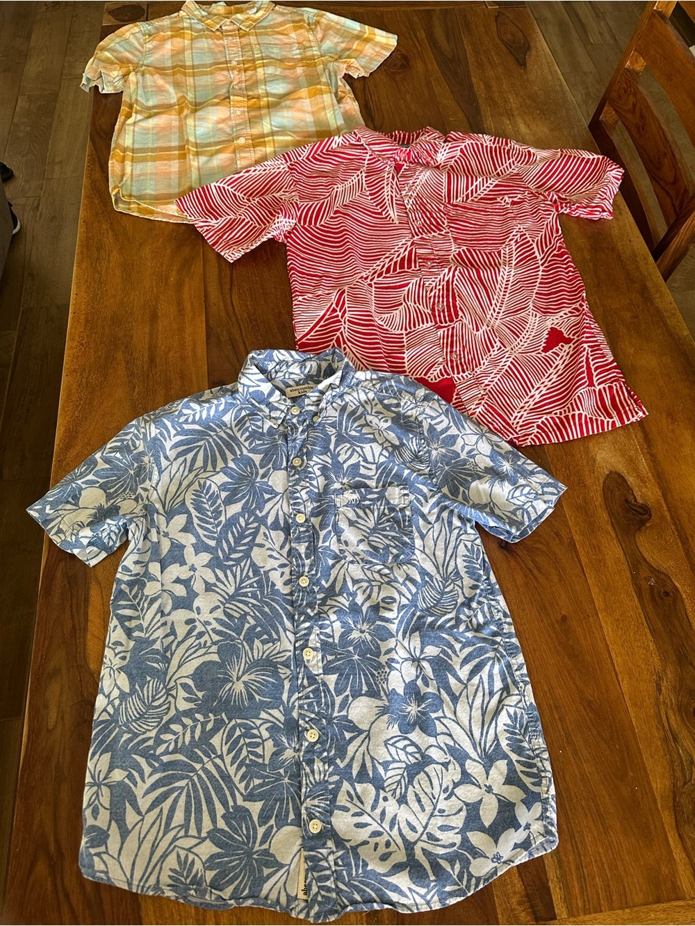 Boys Abercrombie Aloha Hawaii style shirt and Button-Up bundle